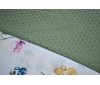 Постельное белье с покрывалом пике Saheser - Zig Zag Yesil (Turkey), евро комплект
